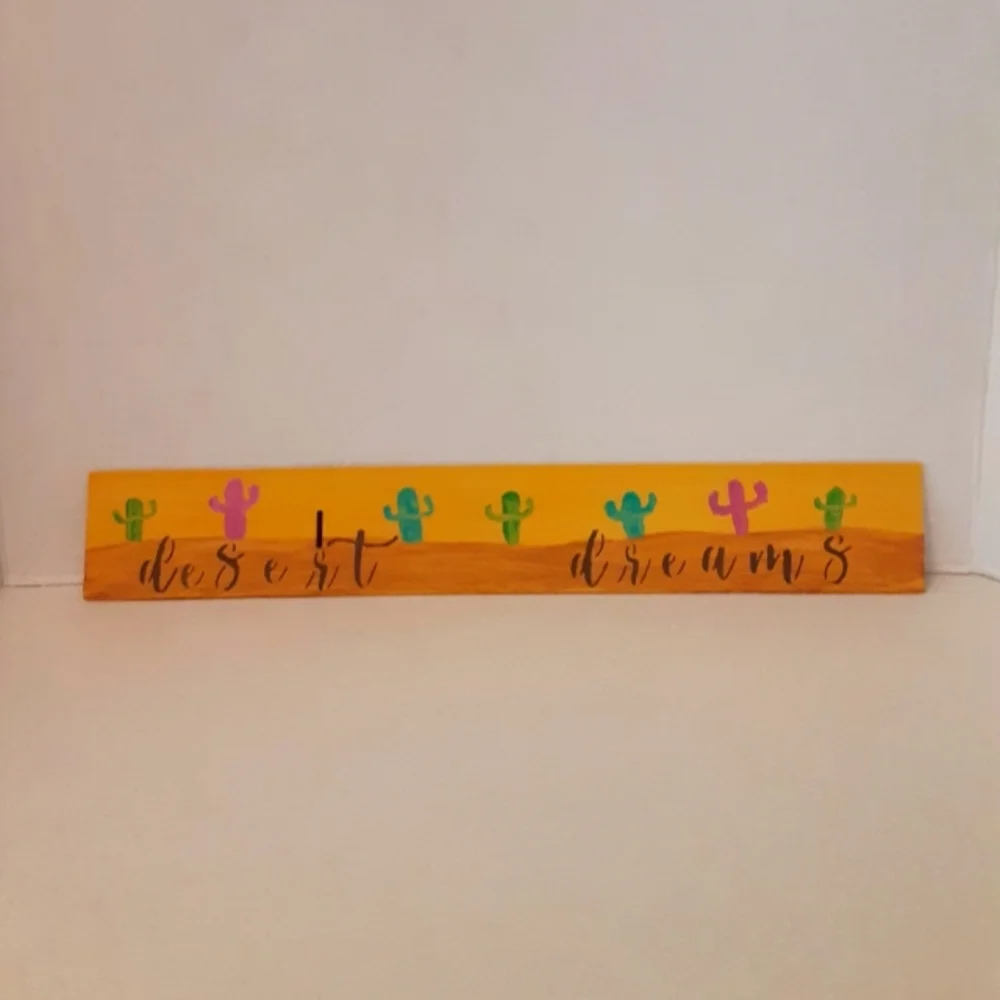 🌞DESERT DREAMS ART SIGN PLAQUE